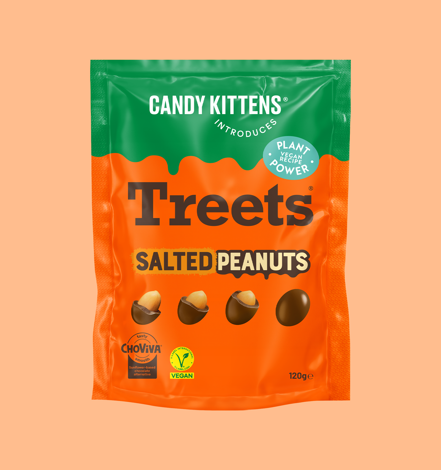 Treets Salted Peanuts Bag