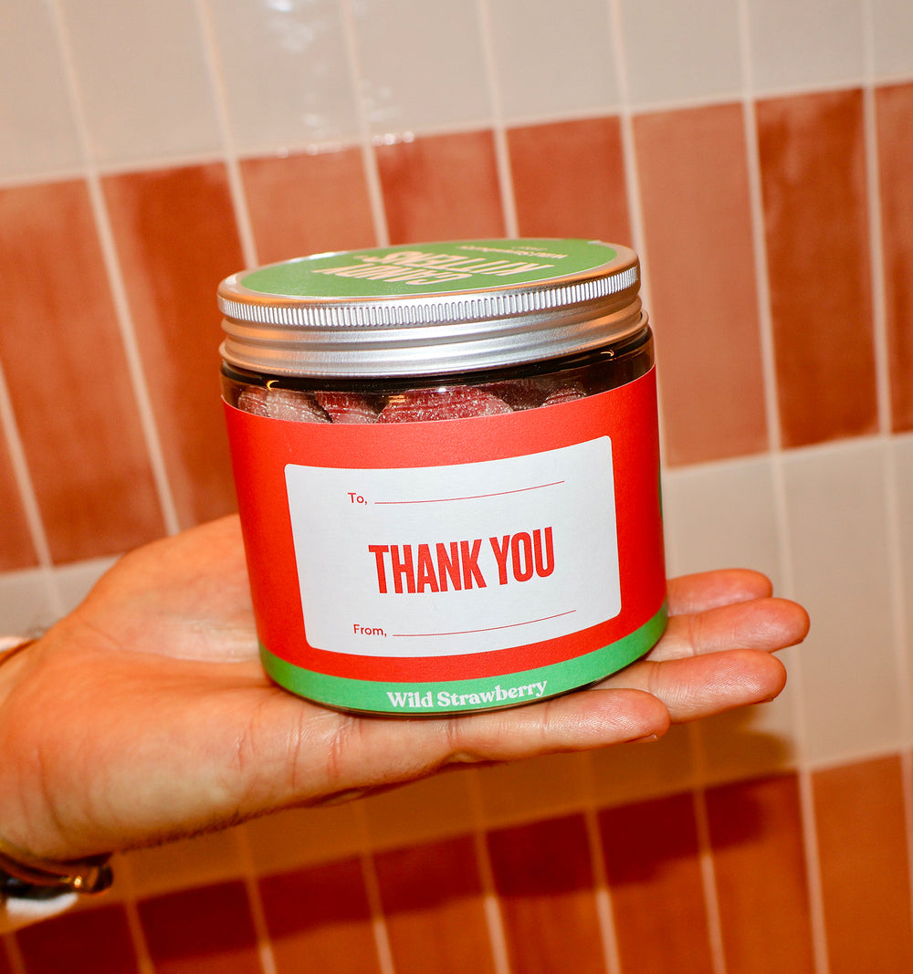 Thank You Gift Jar (Wild Strawberry)