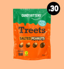 Treets Salted Peanuts Bag (Case of 30 x 120g)