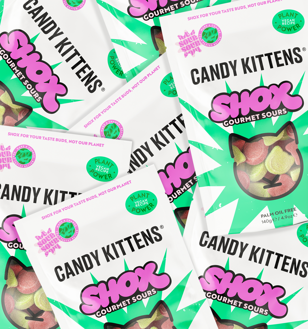Sour SHOX Strawberry and Apple 140g x 10