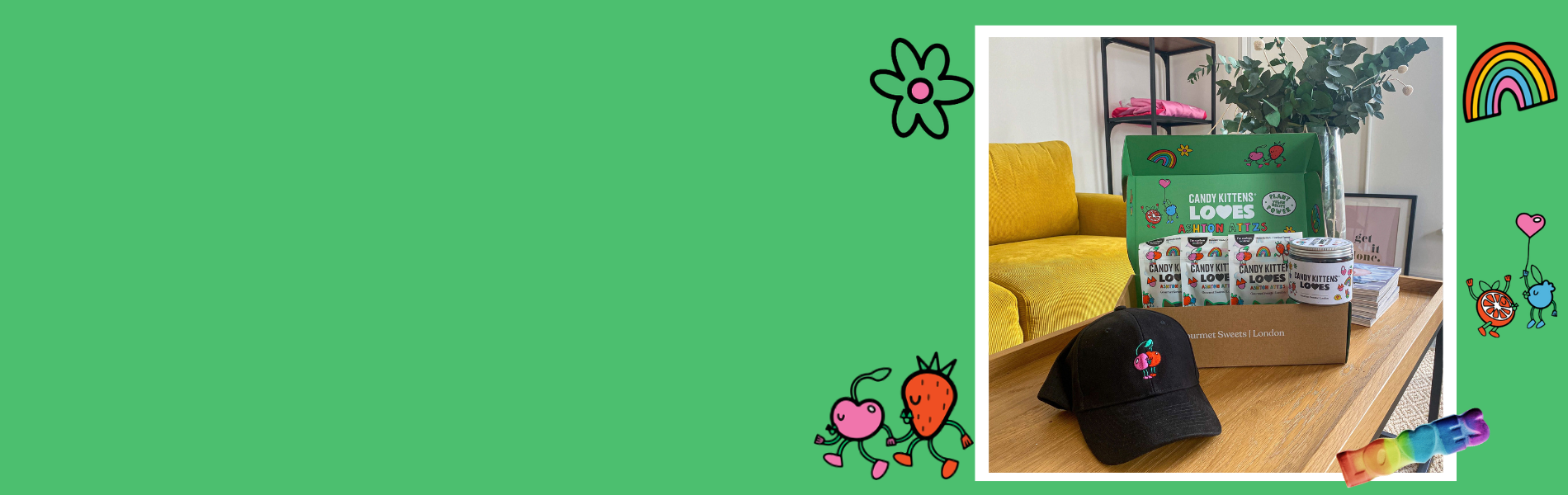 Candy Kittens Gourmet Vegan Sweets Personalised Sweets