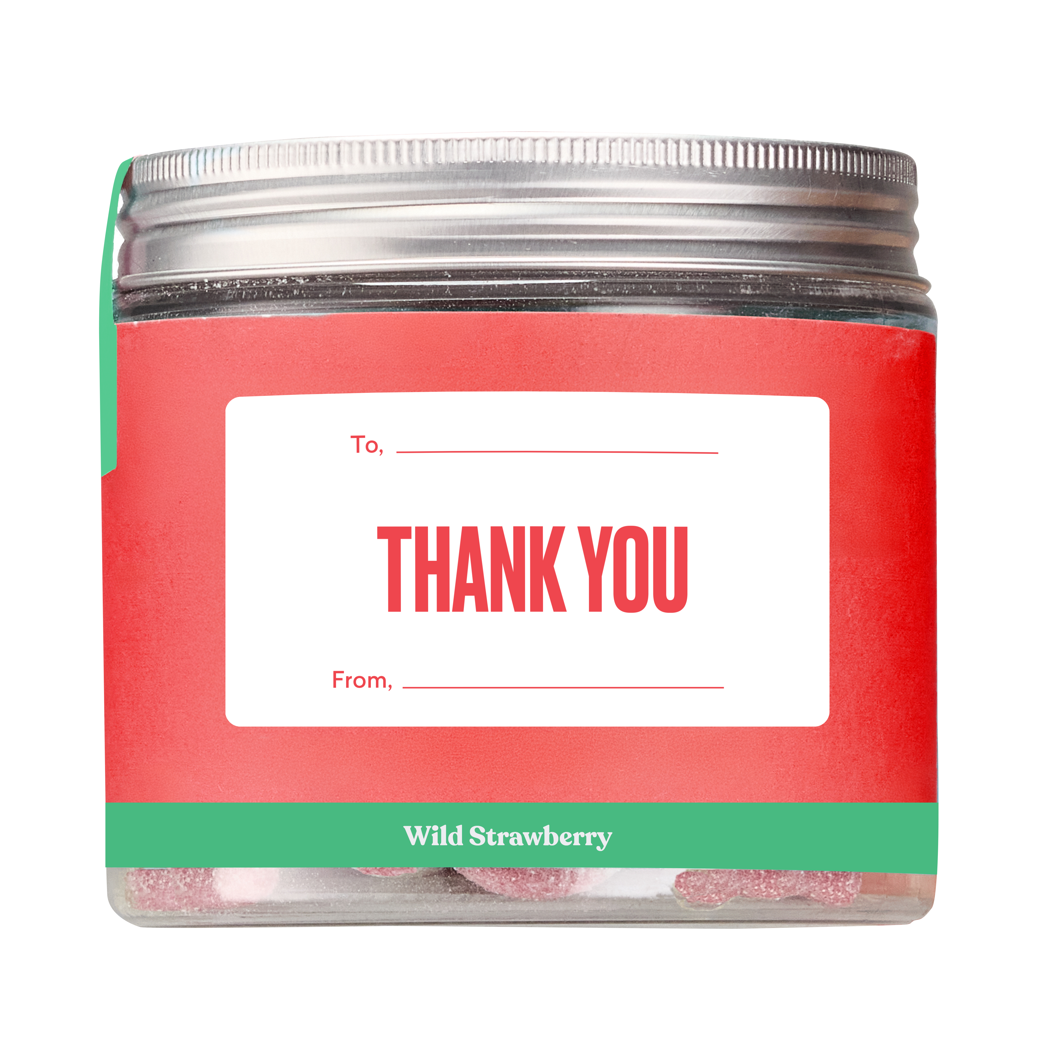 Thank You Gift Jar (Wild Strawberry)